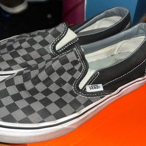 checkered vans